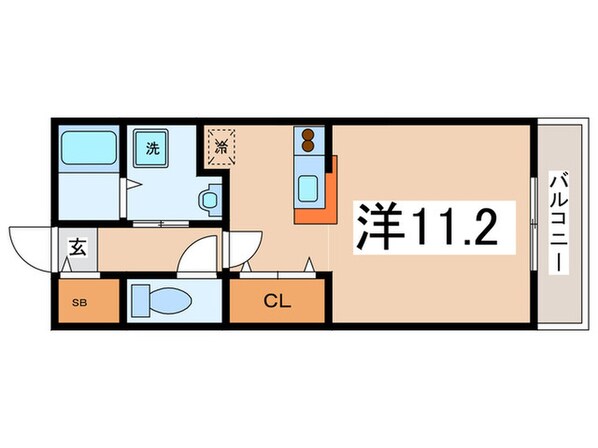 アメニティ東住吉の物件間取画像